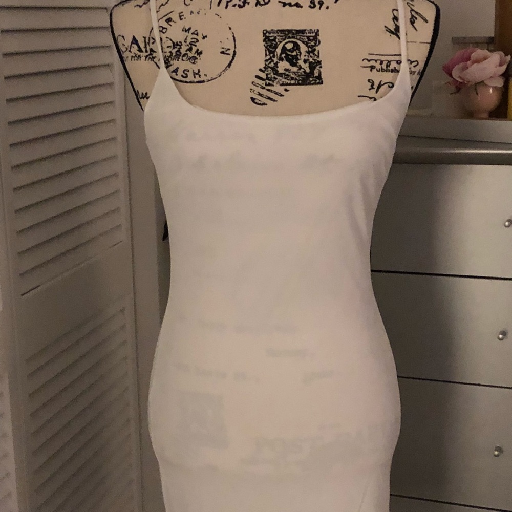 NWT Forever 21 White/cream Mini dress M